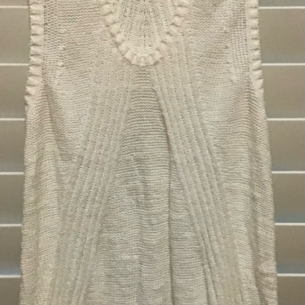 Banana Republic Ivory Knit Top